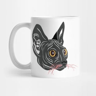 Black cat Mug